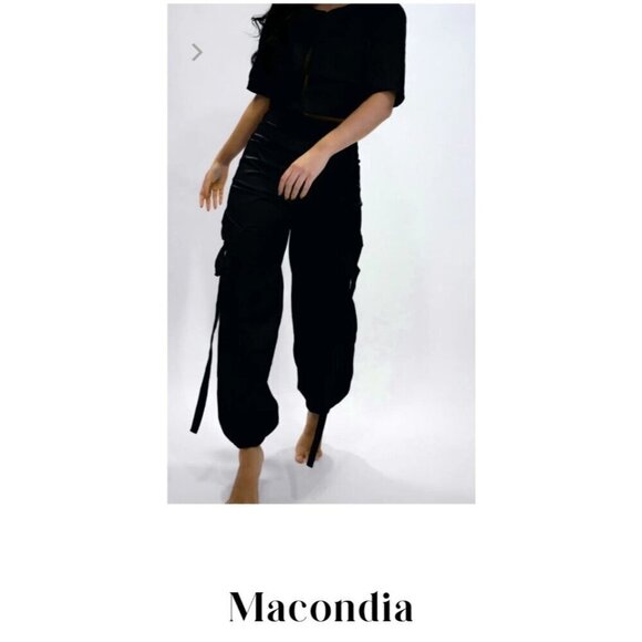 Macondia Pants - Macondia Cargo Pant Black Size S